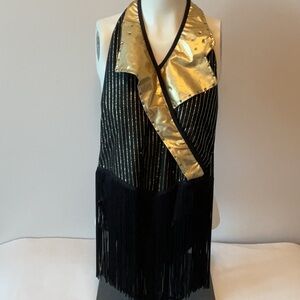 Gold/Black Tuxedo Dance Costume